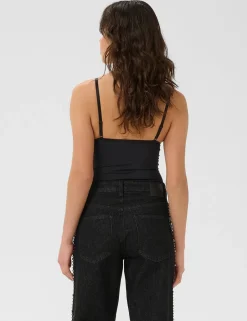 gestuz GZcami lace Top - Sort black Clearance