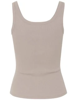 gestuz GZdrew Logo Top - Sand beige Clearance