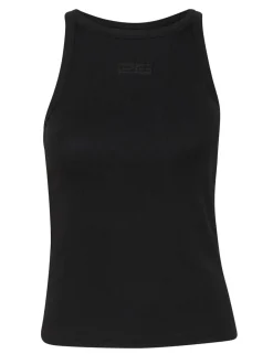 gestuz GZdrew Rhinestone Logo Tanktop - Sort black Outlet
