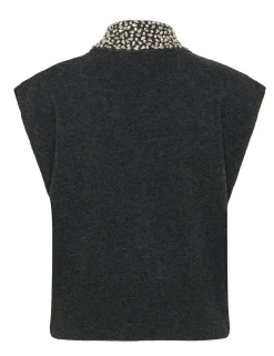 gestuz GZmanzi Deco Waistcoat - Grå grey Outlet