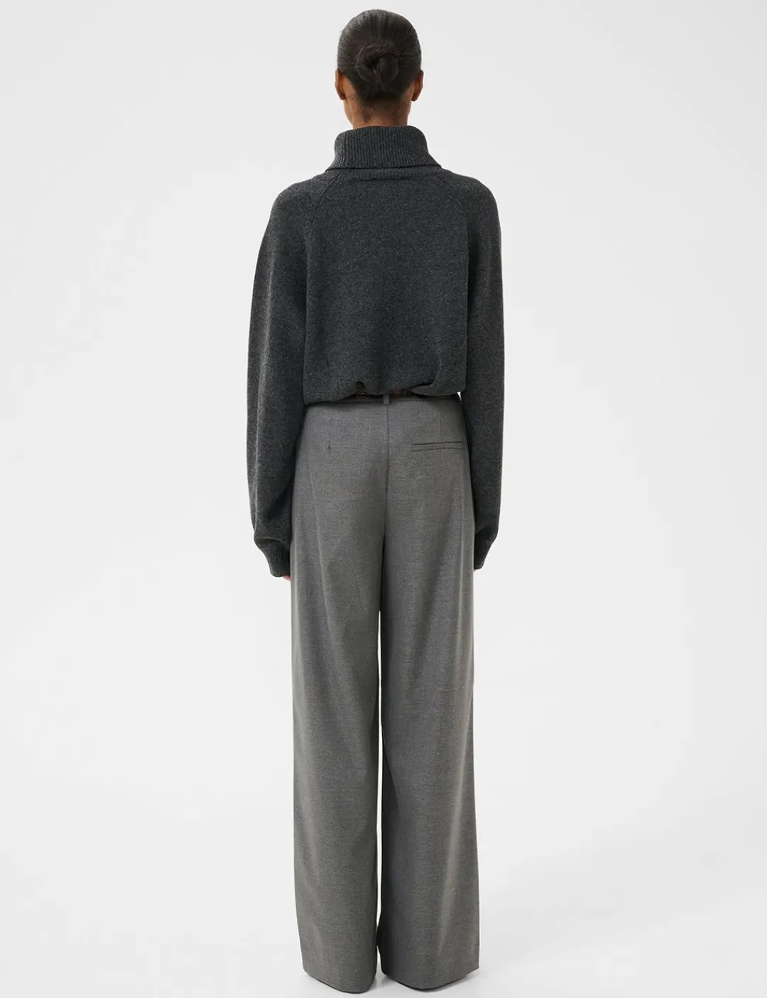 gestuz GZPaula MW Wide Bukser - Grå grey Discount