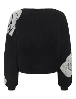gestuz GZrosaly Pullover Strik - Sort black Discount