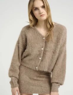 gestuz SanaGZ Strik Cardigan - Sand beige Hot