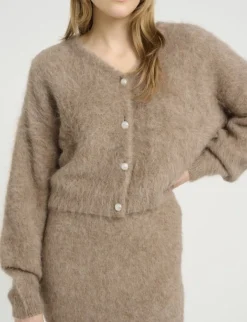 gestuz SanaGZ Strik Cardigan - Sand beige Hot