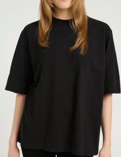 gestuz SimmaGZ Emb T-shirt - Sort black Sale