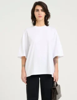 gestuz SimmaGZ Emb T-shirt - Hvid white Best