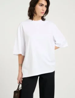 gestuz SimmaGZ Emb T-shirt - Hvid white Best