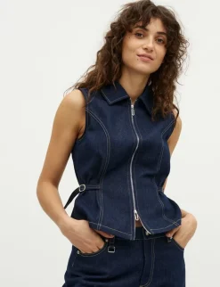 global Funk Falucca-G Vest - Mørkeblå Dark Blue Discount