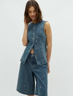 global Funk Gibella XO-G Vest - denim