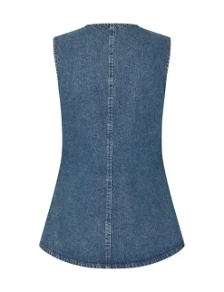 global Funk Gibella-G Vest - Denim blå Denim Blue Best
