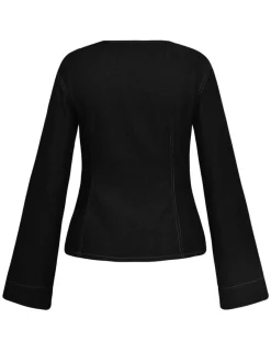 global Funk Kayan-G Skjortebluse - Sort black Discount