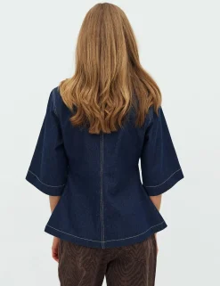 global Funk Lila-G Top - Mørkeblå Dark Blue Clearance