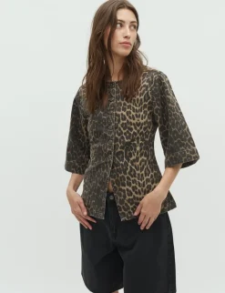 global Funk Lila-G Top - leopard Hot