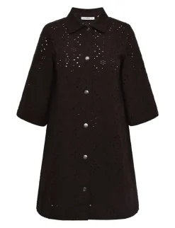 global Funk Mira C-G Kjole - Mørkebrun Dark Brown Clearance