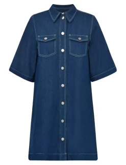 global Funk Mira-G Kjole - Mørkeblå Dark Blue Online