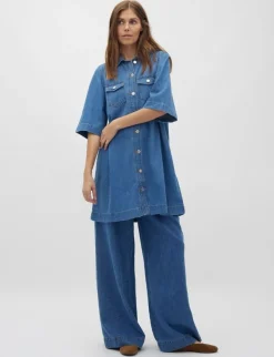 global Funk Mira-G Kjole - denim Clearance