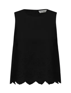 global Funk Rihne Scallop-G Top - Sort black New