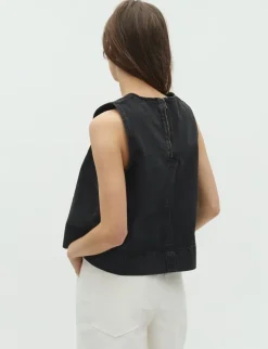 global Funk Rihne-G Top - Sort black