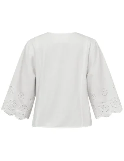 global Funk Sunany scallop-G Bluse - Hvid white New