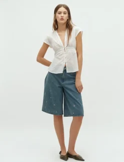 global Funk Talina L XO-G Shorts - denim Sale