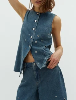 global Funk Talina L XO-G Shorts - denim Sale