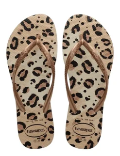 havaianas Slim Animals Flip Flops - print Hot