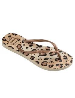 havaianas Slim Animals Flip Flops - print Hot