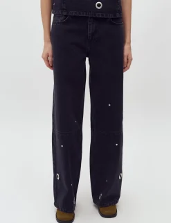 mbym mbMm Luxia-M Jeans - Sort black Sale