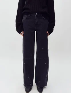 mbym mbMm Luxia-M Jeans - Sort black Sale