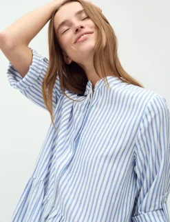 mbym Albana Kjole - Blå blue Clearance