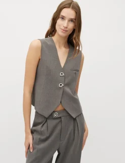 mbym Aleia-M Vest - Grå grey