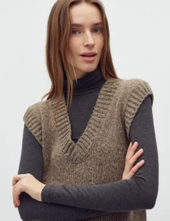 mbym Allia-M Vest - Brun brown Best