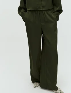 mbym Asaka-M Bukser - Mørkegrøn mørkegrøn Discount