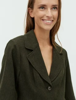 mbym Babea-M Blazer - Mørkegrøn mørkegrøn Discount