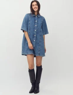 mbym Balami-M Kjole - denim Best