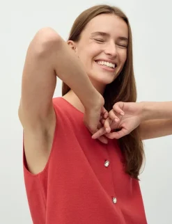 mbym Basia-M Striktop - Rød red Discount