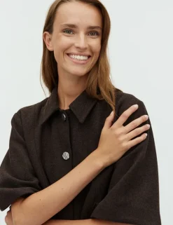 mbym Bimalani-M Kjole - Mørkebrun Dark Brown