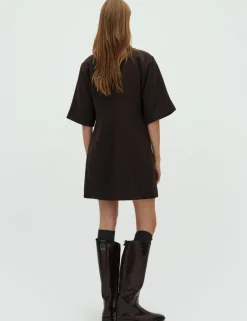 mbym Bimalani-M Kjole - Mørkebrun Dark Brown