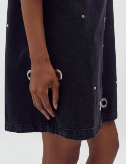 mbym Calamya-M Denim Kjole - Sort black New