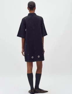 mbym Calamya-M Denim Kjole - Sort black New
