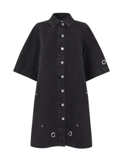 mbym Calamya-M Denim Kjole - Sort black New