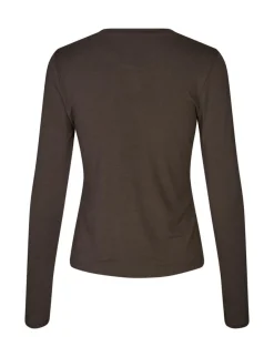 mbym Christina-M GG Top - Mørkebrun Dark Brown Clearance