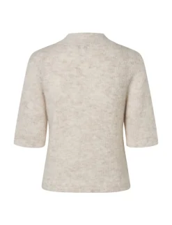 mbym Clara Crew-M Strik - Sand beige Online