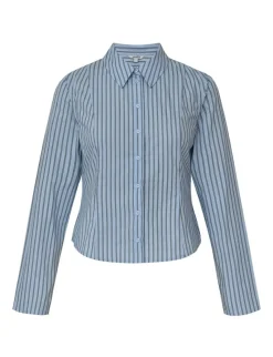 mbym Danire-M Skjorte - Blå blue Online