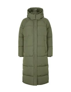 mbym Ela Slit Pufferjakke - Grøn green Hot