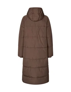mbym Ela Slit Pufferjakke - Brun brown Online