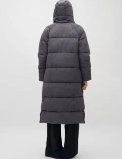 mbym Ela Slit Pufferjakke - Grå grey Outlet