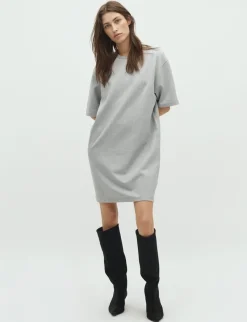 mbym Emrys Long-M Kjole - Lysegrå light grey Clearance