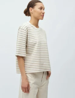 mbym Emrys-M T-shirt - Sand beige Discount