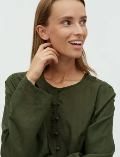 mbym Felena-M Bluse - Grøn green Sale
